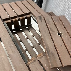 ガーデンテーブルセットの画像