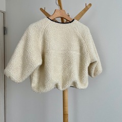 #1 子供服　120サイズ　アウター　ボア　中古の画像