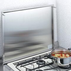 美品★ヨシカワ日本製ガスコンロ/IHステンレスカバーの画像