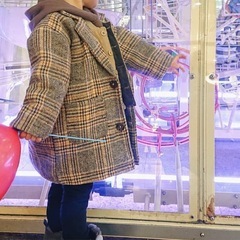 【お話中】コート100センチ韓国子供服の画像