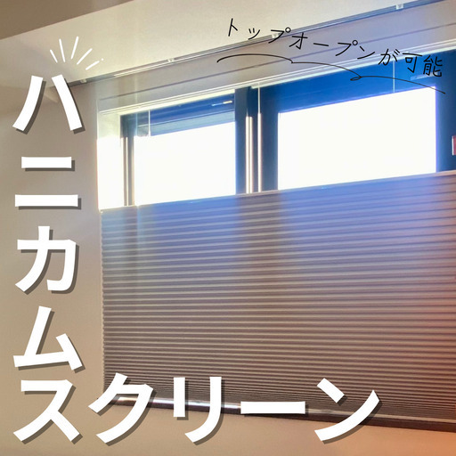 【美品・定価4万円以上！】ハニカムスクリーン　カーテン