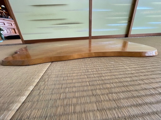 ①一枚板　ローテーブル天板　天然木　無垢材　座卓　花台　飾り台93×52×3cm ①一枚板 ローテーブル天板 天然木 無垢材 座卓 花台 飾り台93×52×3cm