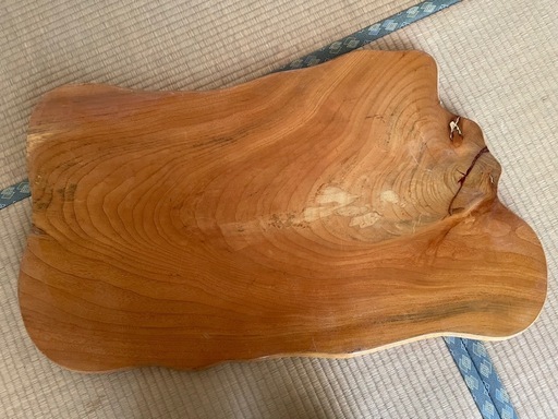①一枚板　ローテーブル天板　天然木　無垢材　座卓　花台　飾り台93×52×3cm