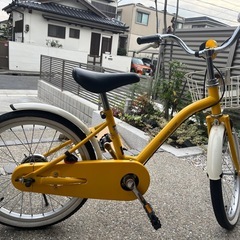 子供用自転車(18インチ)補助輪おつけしますの画像