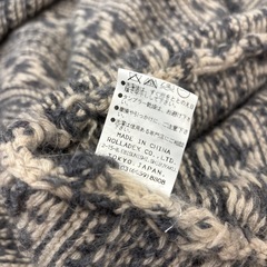 NOMBRE IMPAIR 幾何学模様 カーディガン　ポンチョ　アルパカの画像