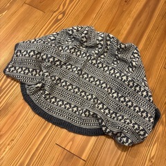 NOMBRE IMPAIR 幾何学模様 カーディガン　ポンチョ　アルパカの画像