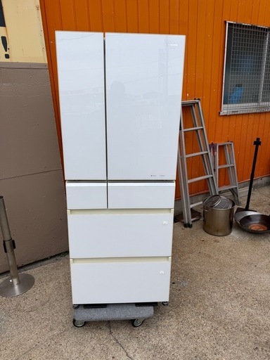 474L 6ドア　パナソニック　冷蔵庫　NR-F470PV-W