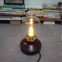 IKEA テーブルライト（赤みブラウン）の画像