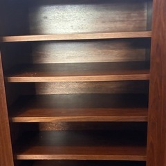 下駄箱 茶の画像