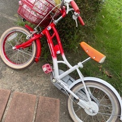 自転車16インチ　キティー中古品の画像