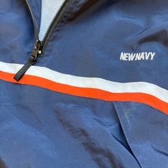 K2511-035 NEWNAVY プルオーバー Mサイズ ネイビー 汚れ有り　の画像