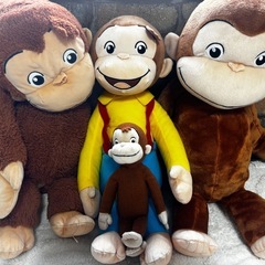 お猿のジョージ4点の画像