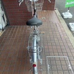 26インチ　BRIDGESTONE　点灯虫　跨ぎやすいU型フレーム　ブラウンの画像