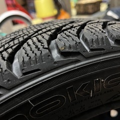 ラパン純正タイヤホイールセット（スタッドレス）の画像