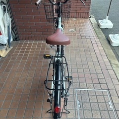 26インチ　内装３段変速　LEDオートライト付き　ライトグレーの画像