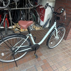 26インチ　内装３段変速　LEDオートライト付き　ライトグレーの画像