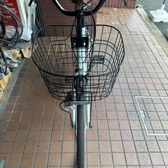 26インチ　内装３段変速　LEDオートライト付き　ライトグレーの画像