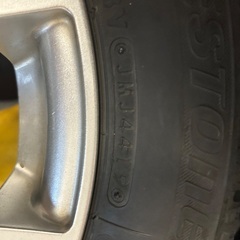軽自動車155/65/14 スタッドレス&アルミの画像