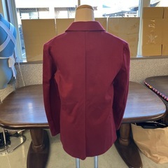 K2511-036 liberte riche ジャケット Lサイズ ワインレッド 毛玉ありの画像