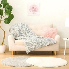 未使用ニトリ　フリーカバー　ブランケット　クシュの画像