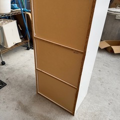 3段ボックス　白の画像