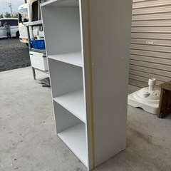 3段ボックス　白の画像