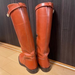 Au BANNISTER イタリアンレザー ロングブーツの画像