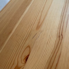 無印良品　パイン材テーブルの画像