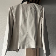 未使用　ラムレザージャケットの画像