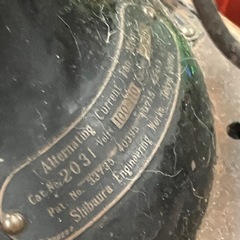 動作品　東芝レトロ扇風機の画像