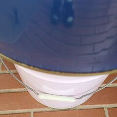 ペール缶 バンドタイプ　たぶん20L　青と白各1個の画像