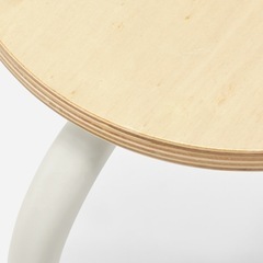 無印　スチールパイプスタッキングスツールの画像