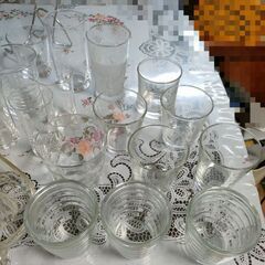 【晩酌セット】グラス等50点以上まとめ売り　ウイスキーグラス　ビールジョッキ　おちょこの画像