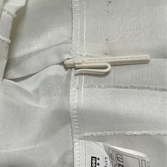 ニトリ　カーテン、レースカーテン　フック付きの画像