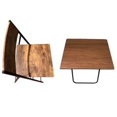 【府中市四谷引取り】ニトリ 折りたたみ椅子 チェア ベンガル 3脚 折りたたみテーブル セットの画像