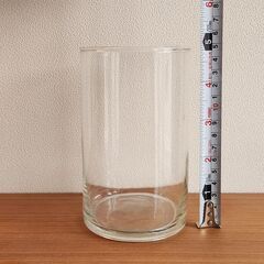 【あげます】透明のフラワーベースの画像