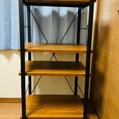 【美品中古】ニトリ ブックシェルフ(N ステイン 60 BR)の画像