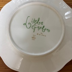 取引決まりました　ケーキ皿　花柄の画像