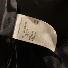 交渉中 レディース黒ガウンコート　ハーフ丈の画像