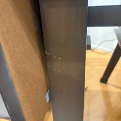 ニトリ　折りたたみダイニングテーブルセットの画像