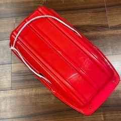 ソリ雪遊び芝生遊びの画像