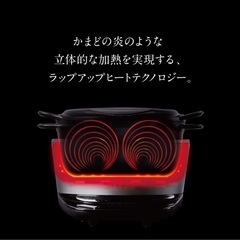 バーミキュラ ライスポット 5合炊き 炊飯器 シーソルトホワイト 専用レシピブック付 RP23A-WHの画像