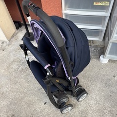 【アプリカ】【ベビーカー】クリーニング済み【管理番号10211】町の画像