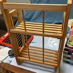 木のラック 小の画像