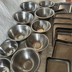 ステンレスボウル.バットの画像