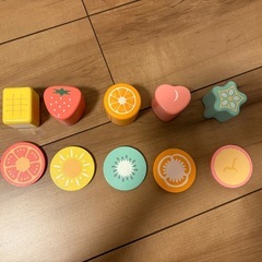 ウッディプッディのかたちあわせ はじめてのつみき もぐもぐボックスの画像