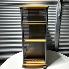 店頭引き渡し 中古 エムケー精工 インテリアワゴン IWE-360 収納 家具の画像