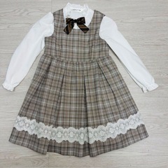 【数回のみ着用】CHOPIN 女の子 120サイズ セットアップ セレモニーの画像