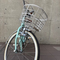 中古　ブリヂストン　R205E.X.ミストグリーン　女の子向け　22インチの画像