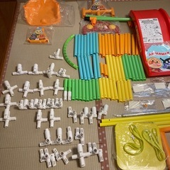 【中古美品】アンパンマン うちの子天才 カンタン折りたたみブランコパークDXの画像